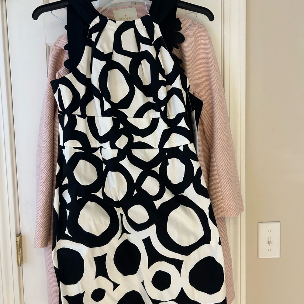 London Times Black and White Kids Formal Dress